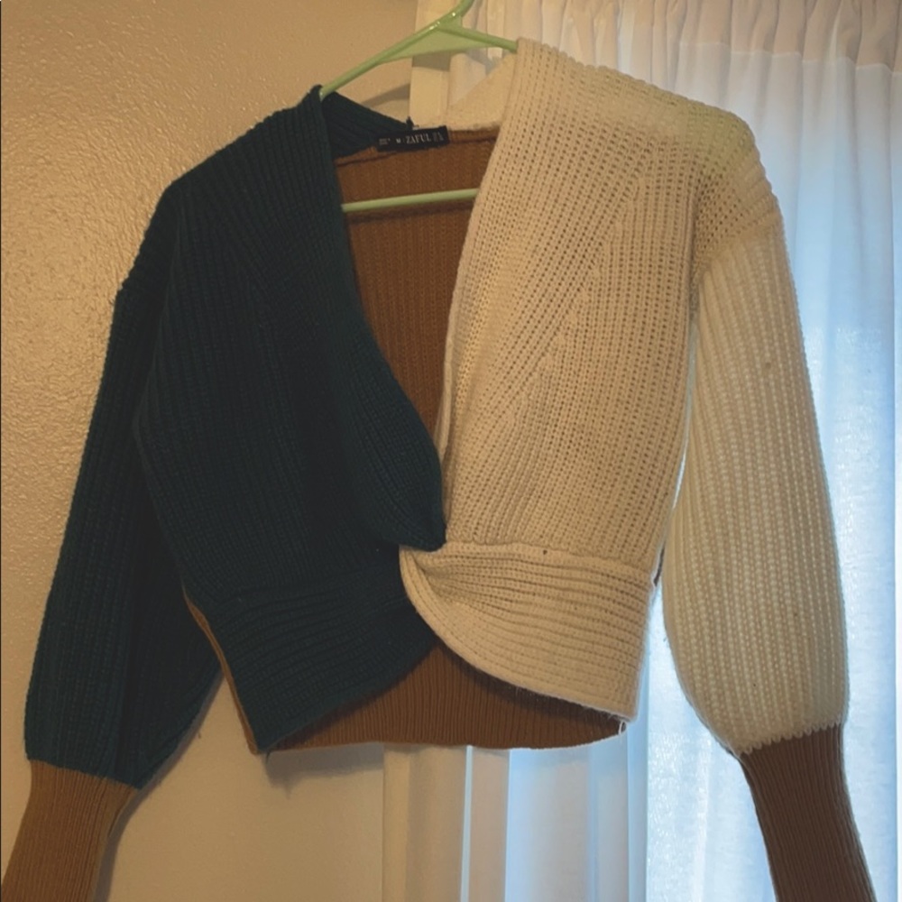 Sweater crop top